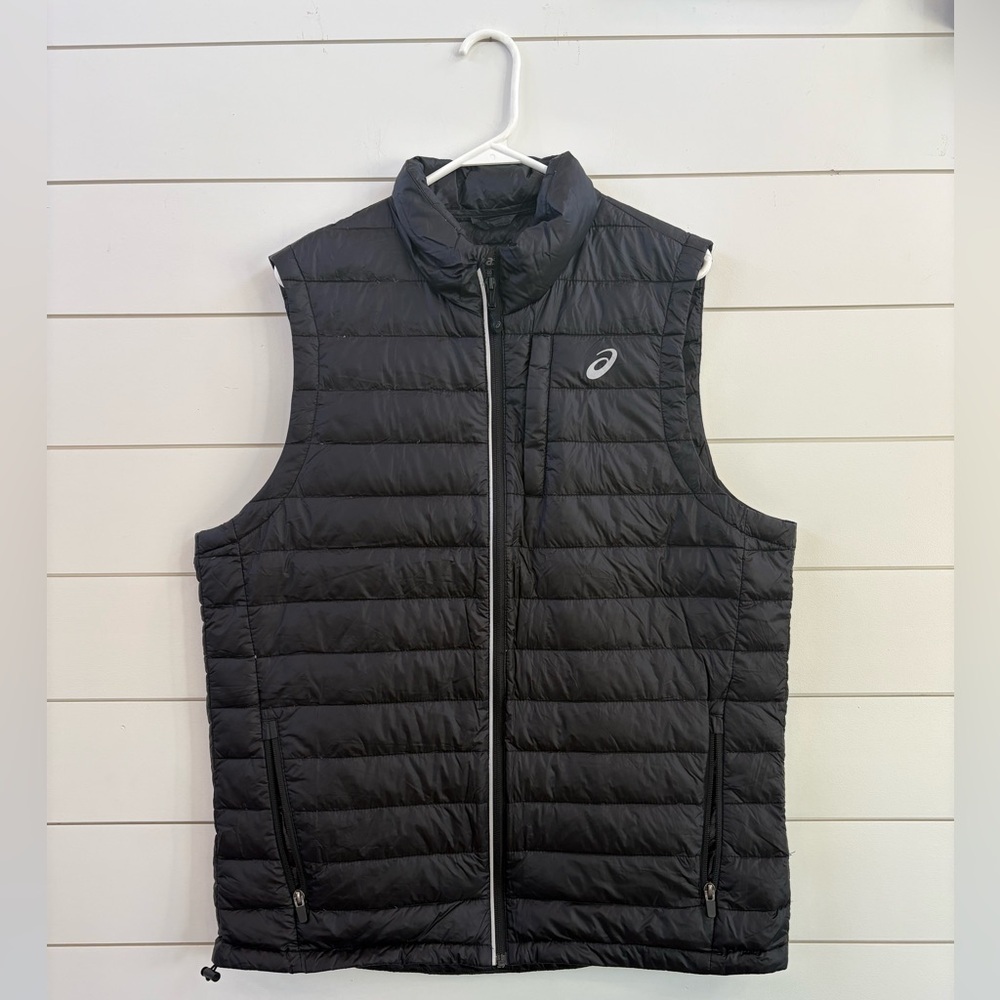 Asics Men's Black Puffer Vest